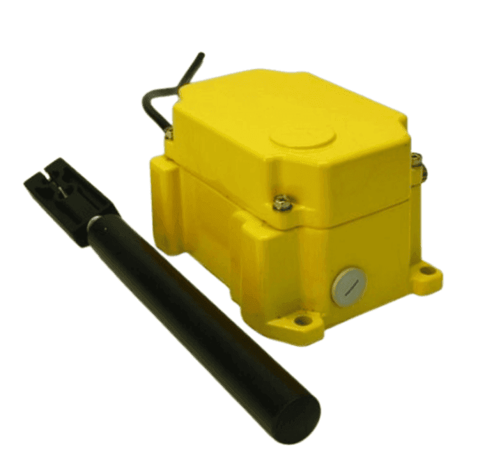 Industrial belt run-off limit switch